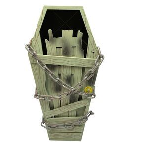 Gemmy Industries Animated Chained Coffin Halloween Decoration Prop Scary Horror‎